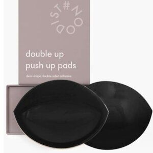 NOOD Double Up Silicone Push-Up Pads Demi Black